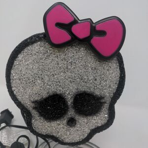 Mattel Monster High Skull Eva Lamp Night Light 2013 RARE w/ Bulb *WORKS - READ*